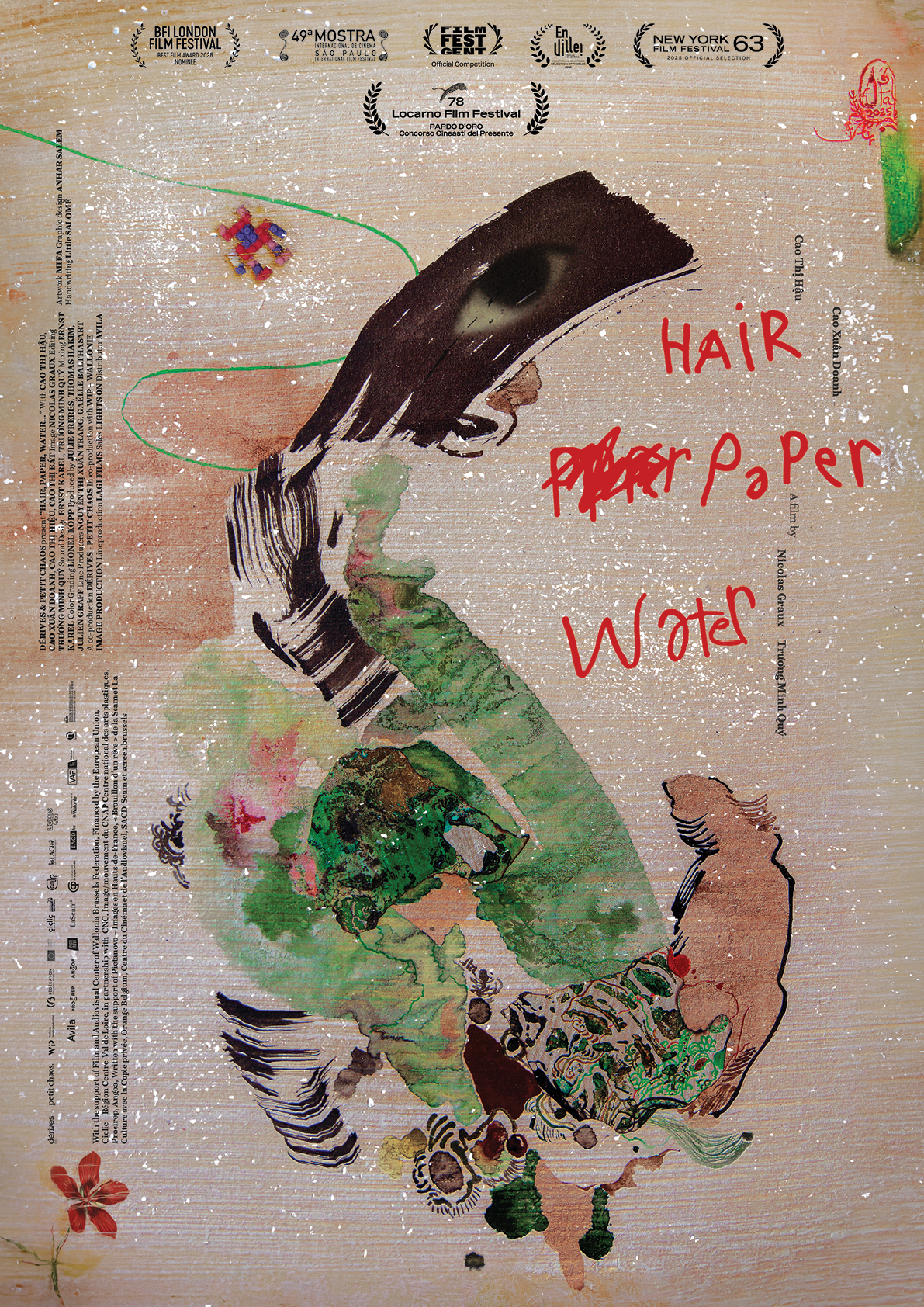 Cinema Cardemom: Hair, Paper, Water... (screening 1)