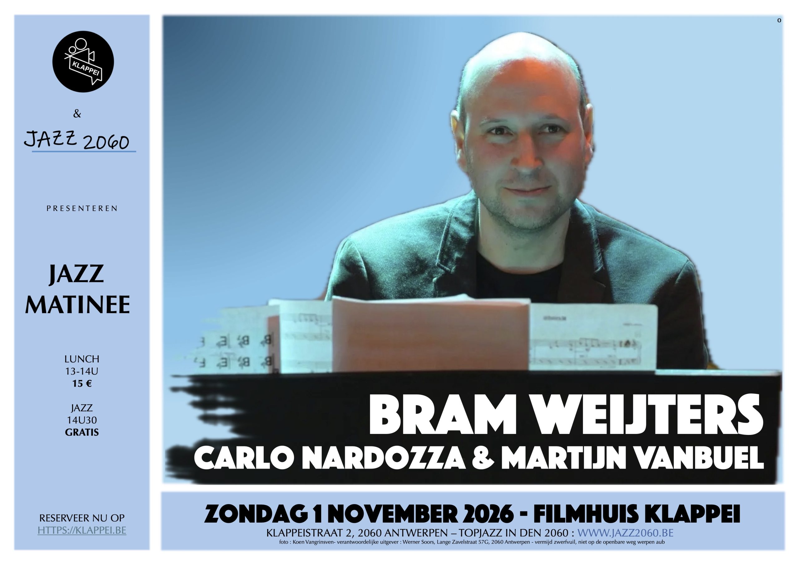 Jazz Matinee: Bram Weijters