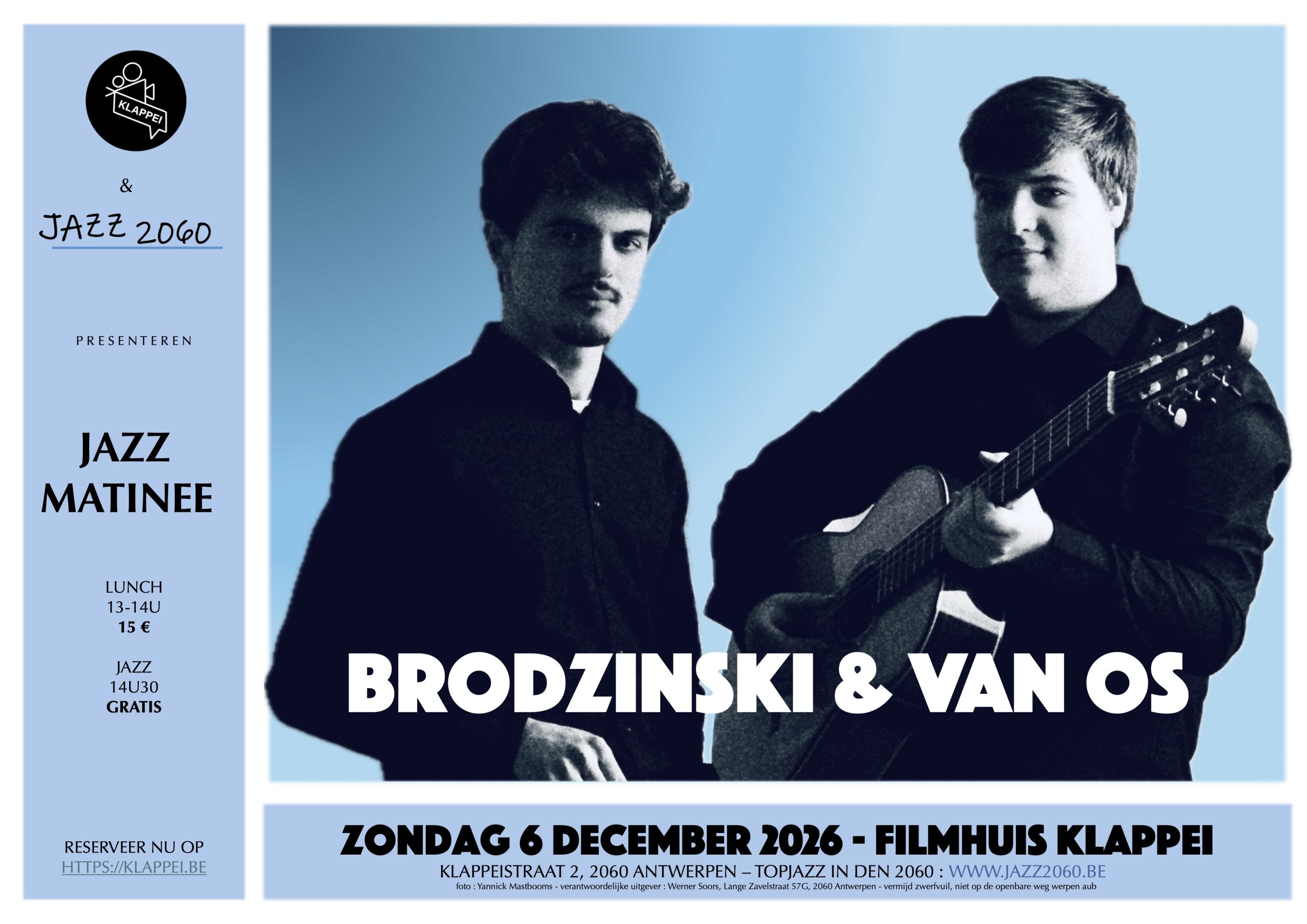 Jazz Matinee: Brodzinski en Van Os